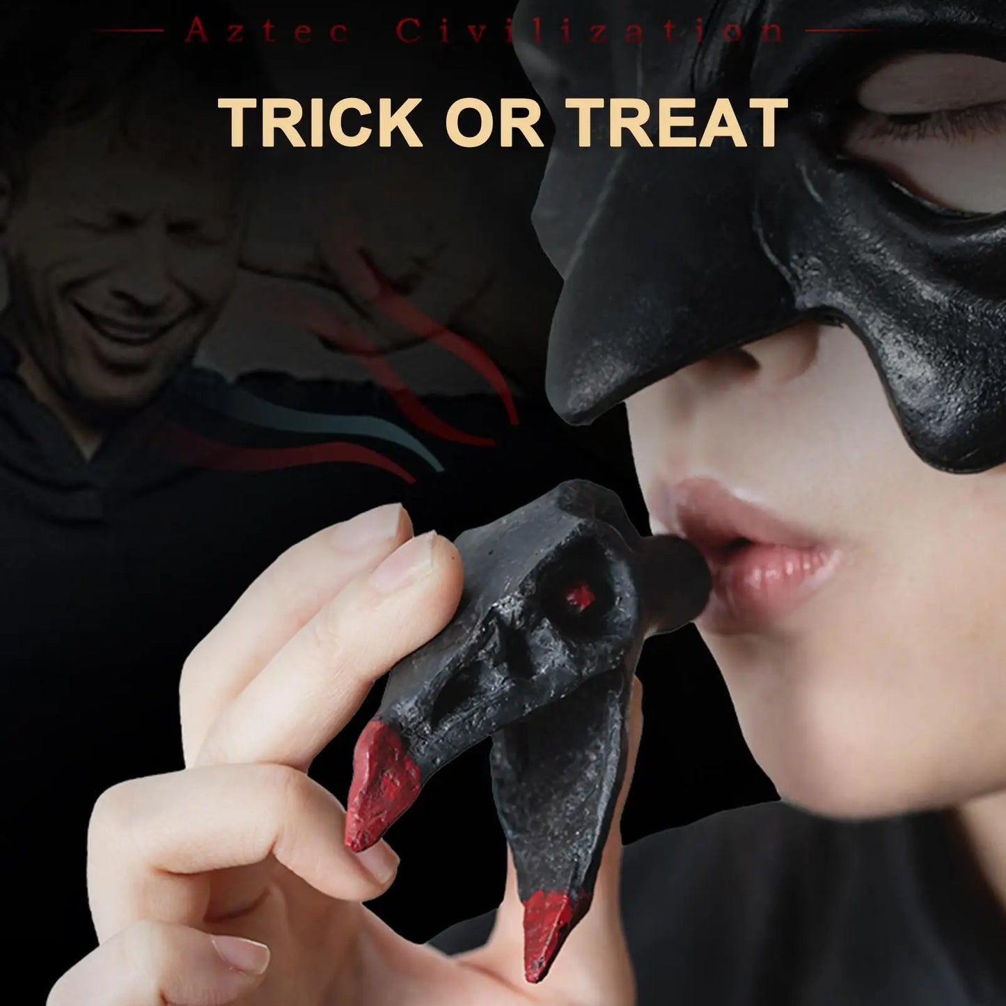 Aztec Skull Whistle – Scary Sound Prank Toy & Party Novelty
