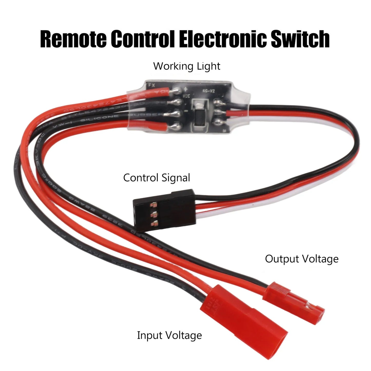 Remote Control Electronic Switch 3 30V 20A Voltage RC Drone Water