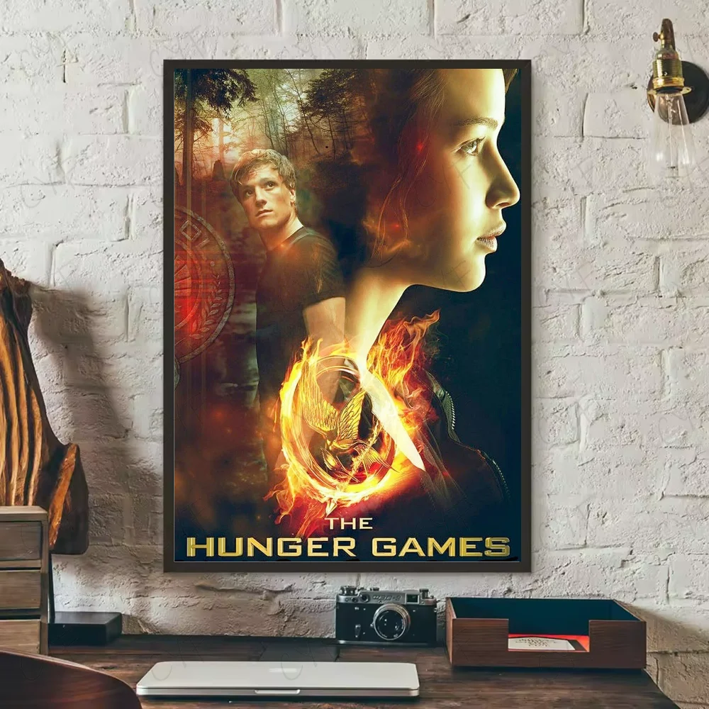 Hunger Games HD Movie Poster | Waterproof PVC Wall Art Décor Movie Wall Poster Peaceful Pleasures Health and Wellness z3 21X30cmNoframe