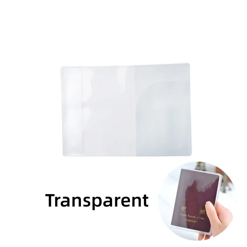 Waterproof PVC Passport Cover & Card Holder – 2/4 Pack