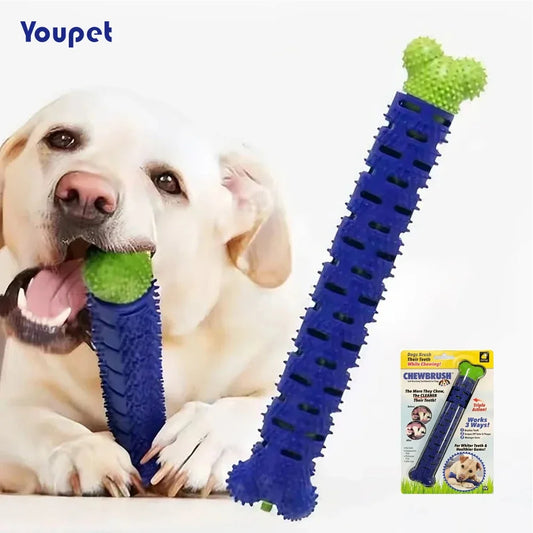 Dog Teeth Cleaning Chew Toy | Food Grade Rubber Bone Dog Chew Toy Peaceful Pleasures Health and Wellness