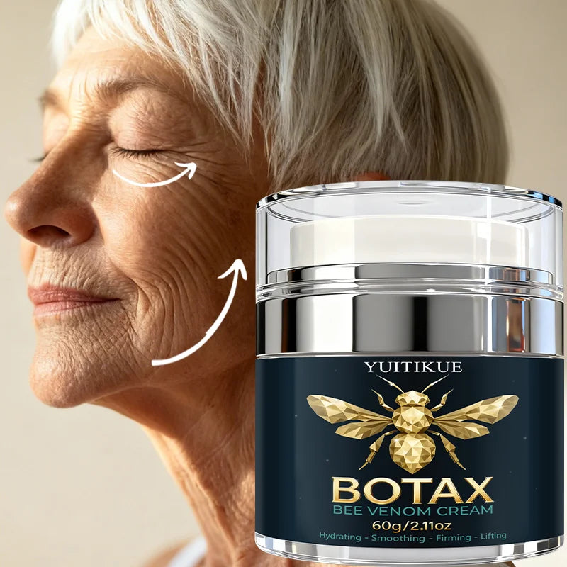 Bee Venom Cream Moisturizing and Anti-Wrinkle Collagen Hyaluronic Acid Face Cream Skincare Cosmetics Suitable for Women and Men Peaceful Pleasures Health and Wellness