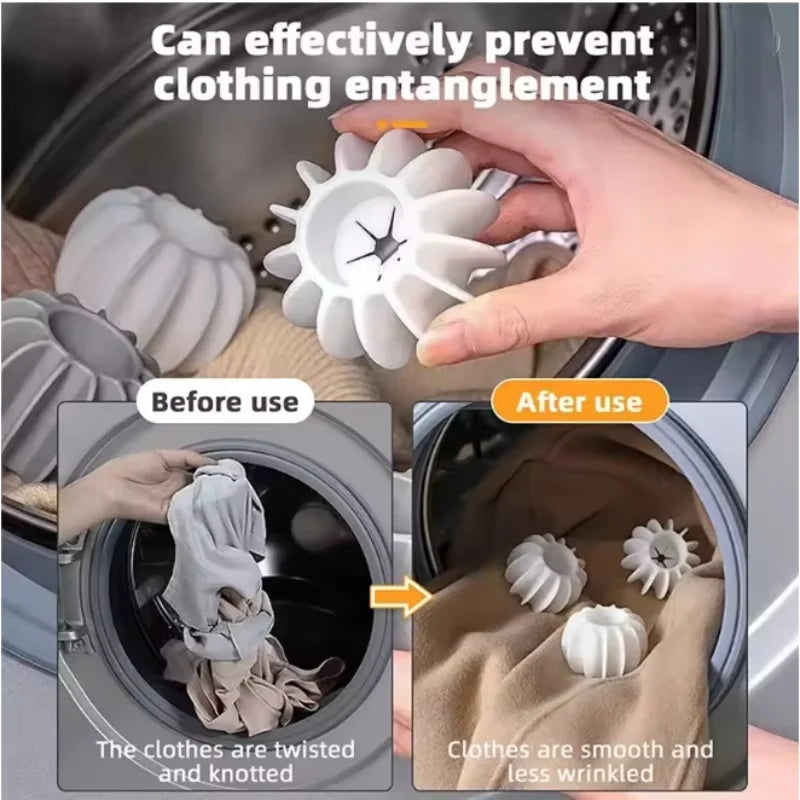 Silicone Laundry Ball – Reusable Pet & Cat Hair Remover Laundry Cleaning Ball Peaceful Pleasures Health and Wellness
