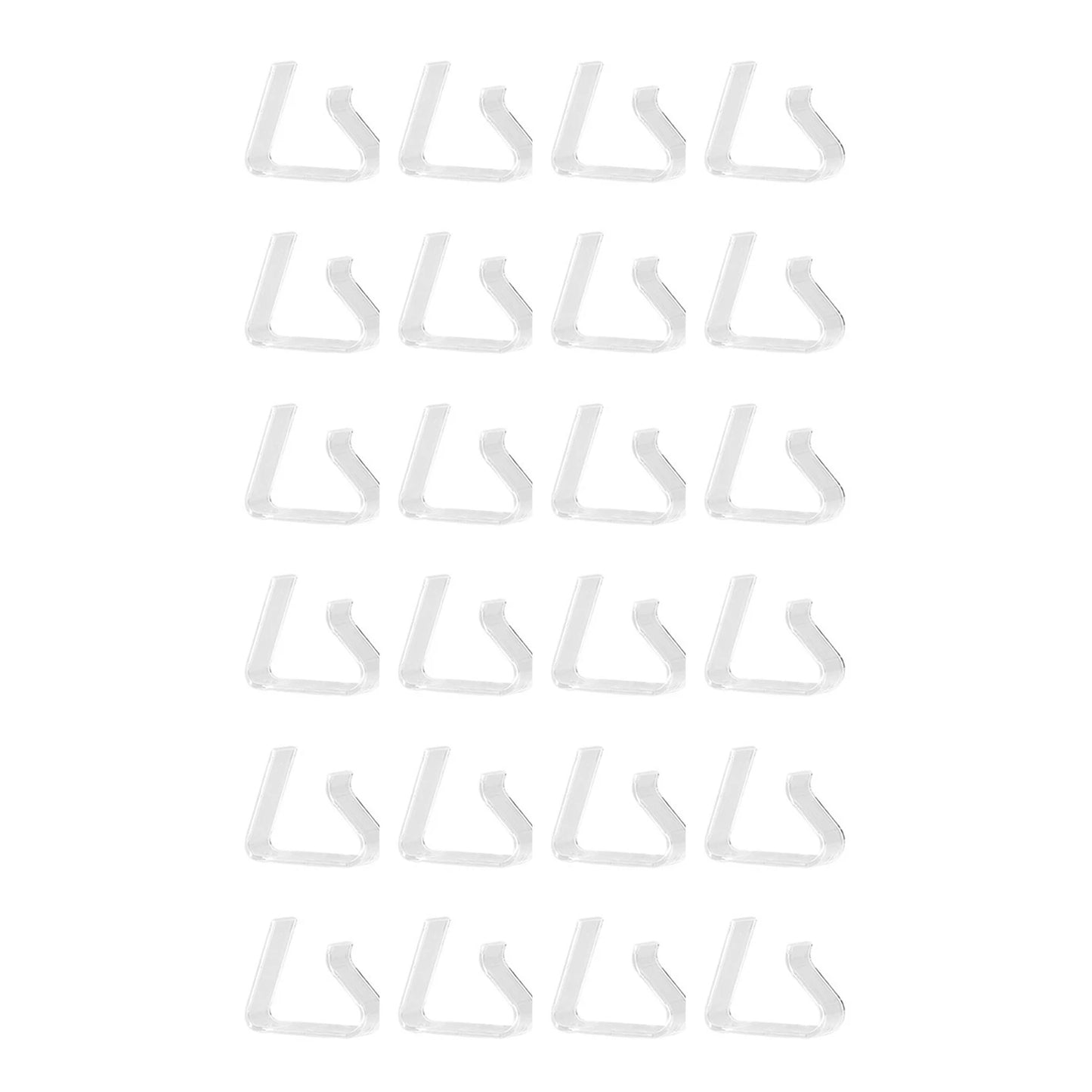 Clear Plastic Tablecloth Clips – Windproof Non-Slip Clamps