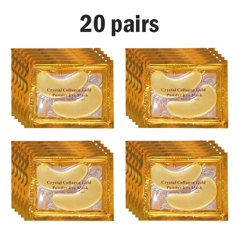 BIOAOUA Gold Collagen Eye Patches – Dark Circles & Puffiness