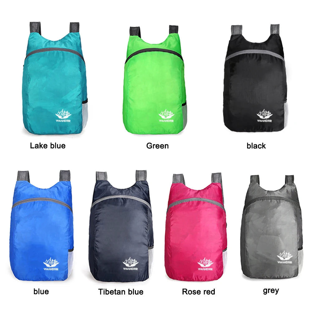 Foldable Waterproof Hiking Daypack – Lightweight Travel Bag Peaceful Pleasures Health and Wellness