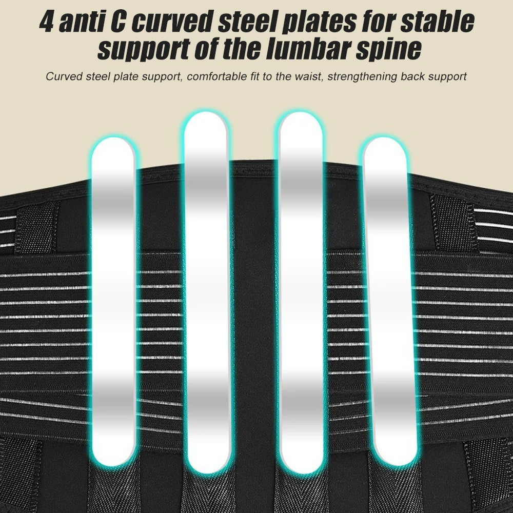 1PCS Thermal Magnetic Therapy Lumbar Support Belt Lower Back Brace for Men and Women,Self-Heating Waist Strap with Gauss Magnets Peaceful Pleasures Health and Wellness
