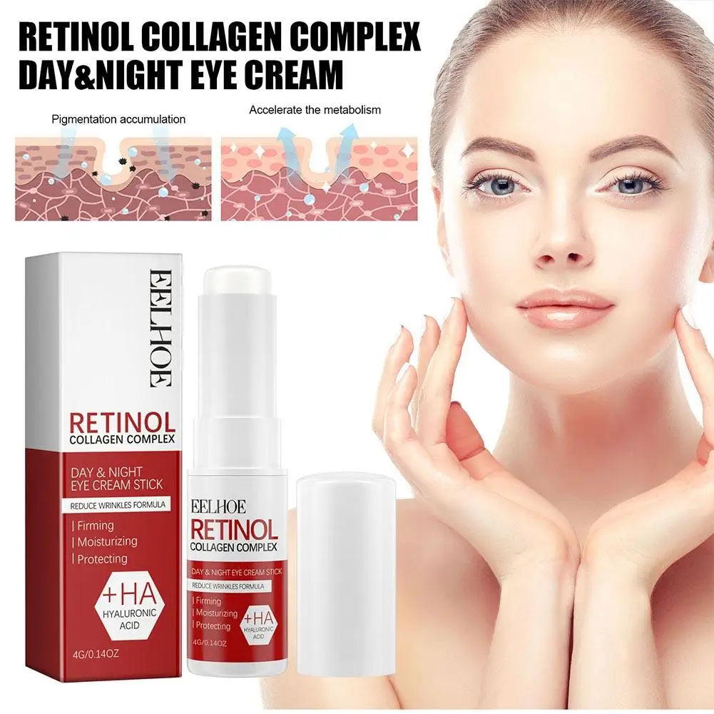 Retinol Eye Cream Stick Removing Dark Circles Under the Eyes Remove Eye Bags Moisturizing Firming Skin Eyes Care Peaceful Pleasures Health and Wellness