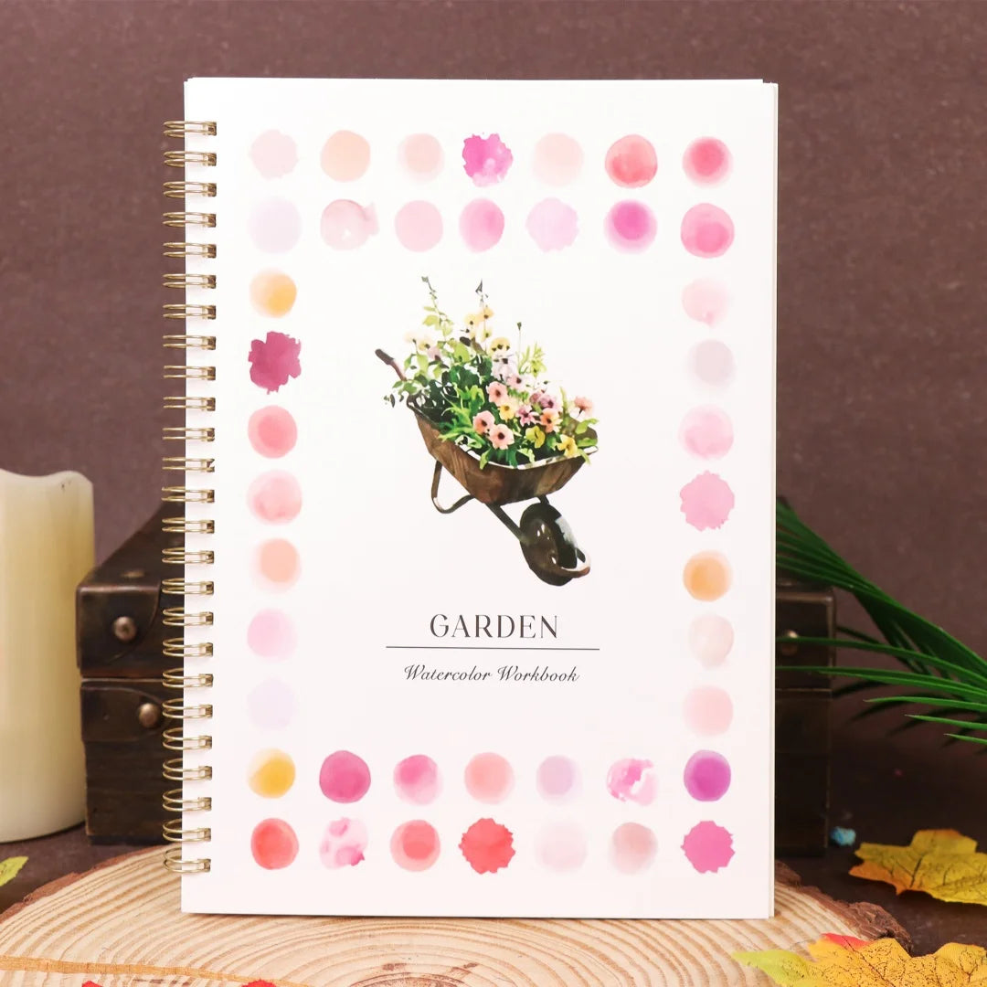 Beginner's Practice Book Painting Watercolor Oil Dyeing Album Comes