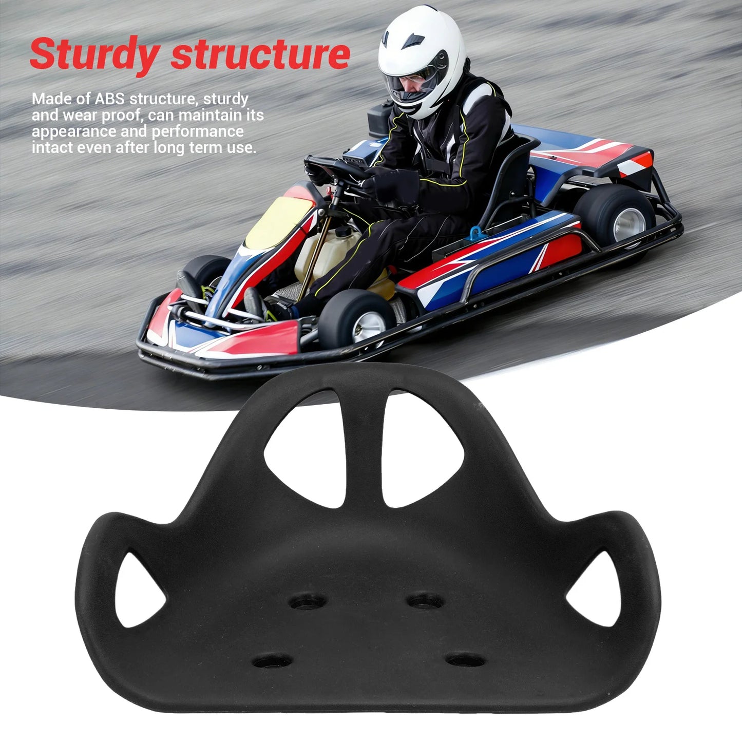 Ergonomic Go Kart Seat ABS Backrest | Drift Trike & Scooter