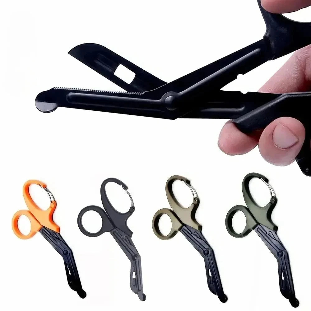 15/18.5cm Rescue EMT Trauma Bandage Shears Medical Scissors Emergency EDC Outdoor Tactical Gear First Aid Trauma Kit Peaceful Pleasures Health and Wellness