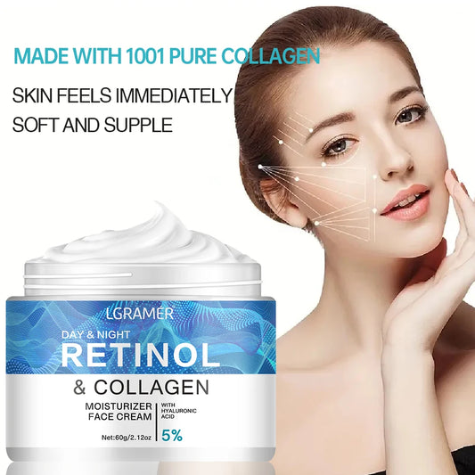 Retinol Lifting Face & Neck Cream – Day & Night Peaceful Pleasures Health and Wellness
