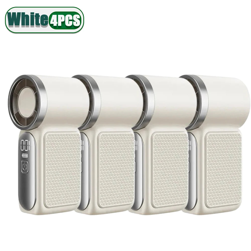 Mini Handheld Fan USB Rechargeable 3600mAh | 100 Speeds