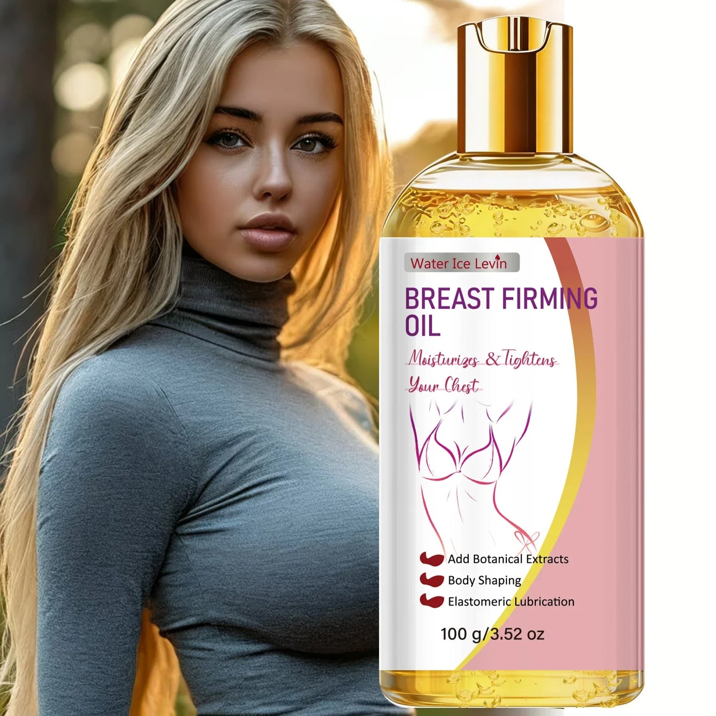 Breast Firming Oil – Collagen & Hyaluronic Acid Tightening