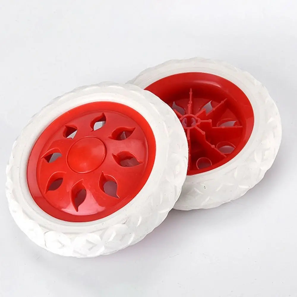 2Pcs Durable EVA Shopping Cart Wheels Flexible 6.3Inch Tire Wheel Anti Slip Replacement Travelling Trolley Caster Peaceful Pleasures Health and Wellness