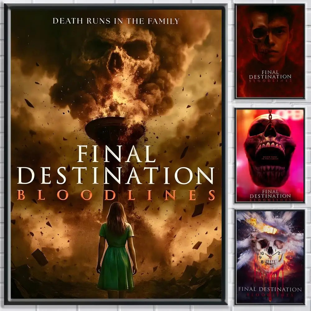 Final Destination Bloodlines HD Movie Poster | Self-Adhesive Wall Art Movie Poster Peaceful Pleasures Health and Wellness