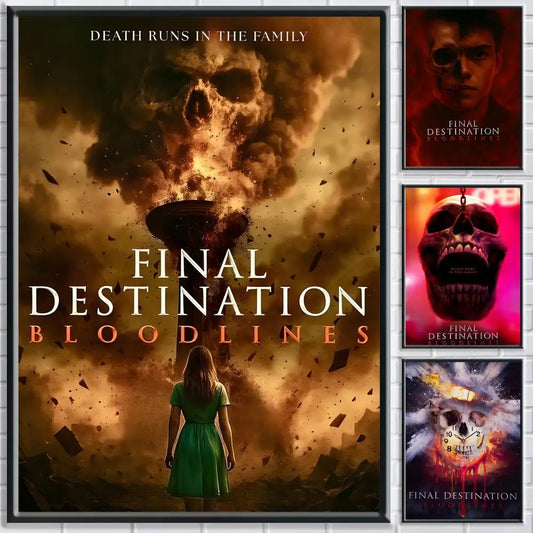 Final Destination Bloodlines HD Movie Poster | Self-Adhesive Wall Art Movie Poster Peaceful Pleasures Health and Wellness