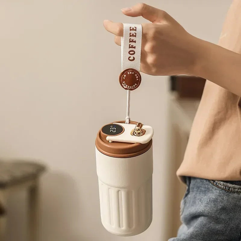 Vacuum Insulated Thermos Mug | LED Temp Display | 450ml
