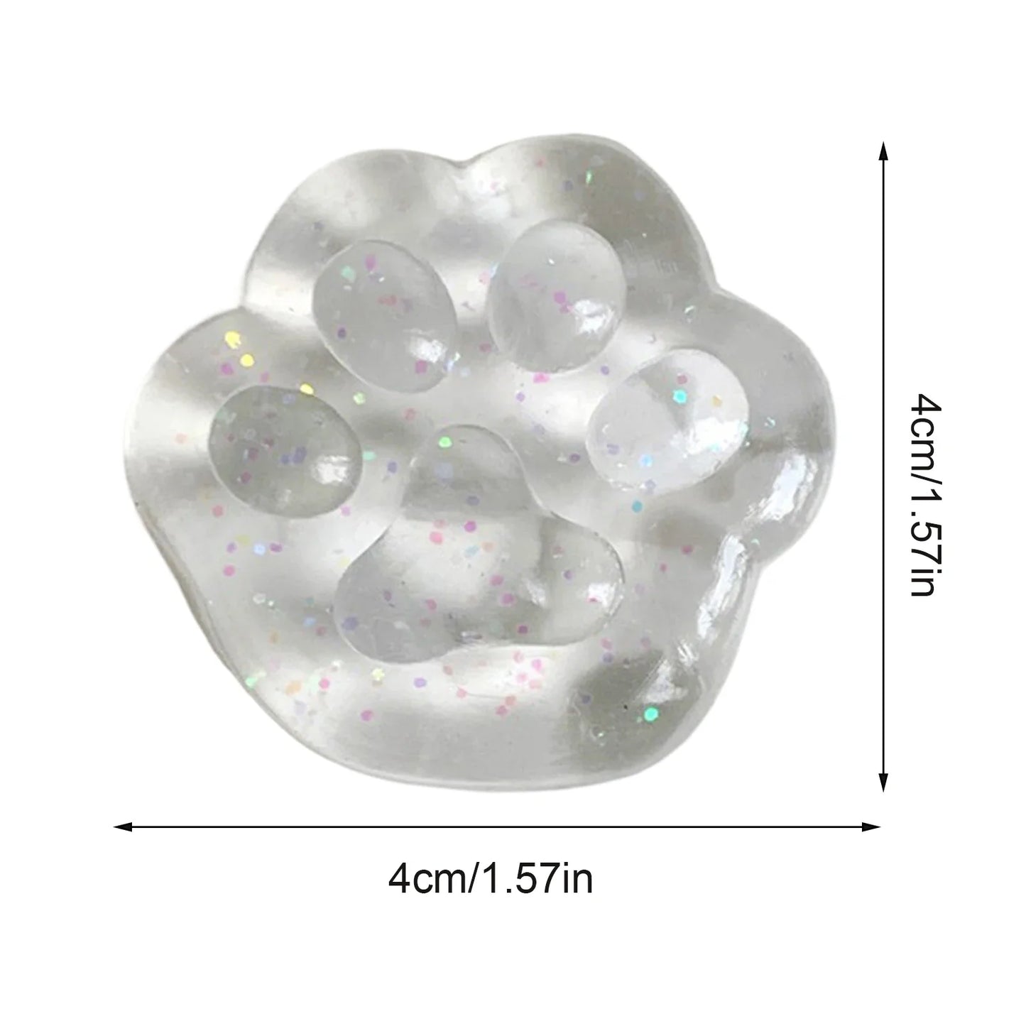Soft Cat Paw Squeeze Fidget Toy | Slow Rebound Silicone