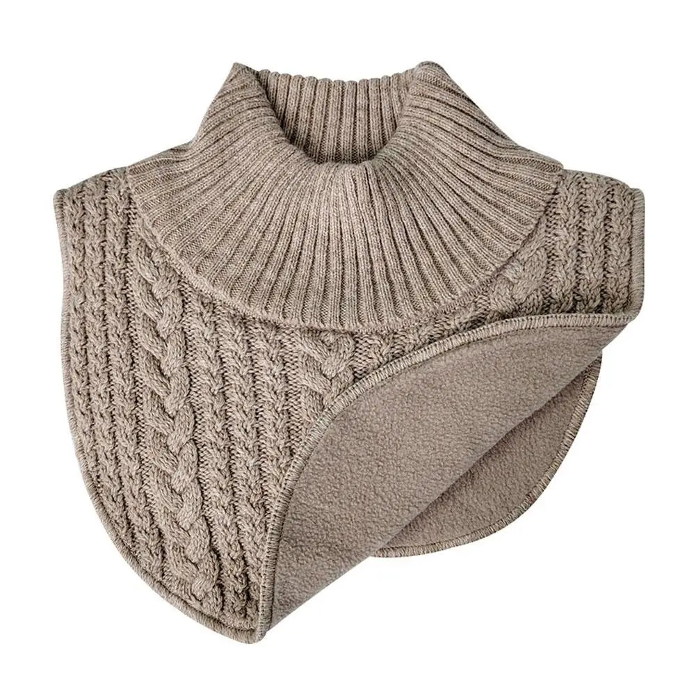 Kids Detachable Knit Neck Warmer | Winter Fake Collar Scarf Kids Neck Warmer Peaceful Pleasures Health and Wellness H