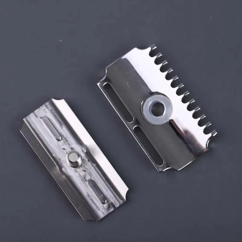 2026 Hot Sale Yaqi Vostok 90DC 316 Stainless Steel Polished Dual Comb Safety Razor Head with 0.9mm Blade Gap Peaceful Pleasures Health and Wellness