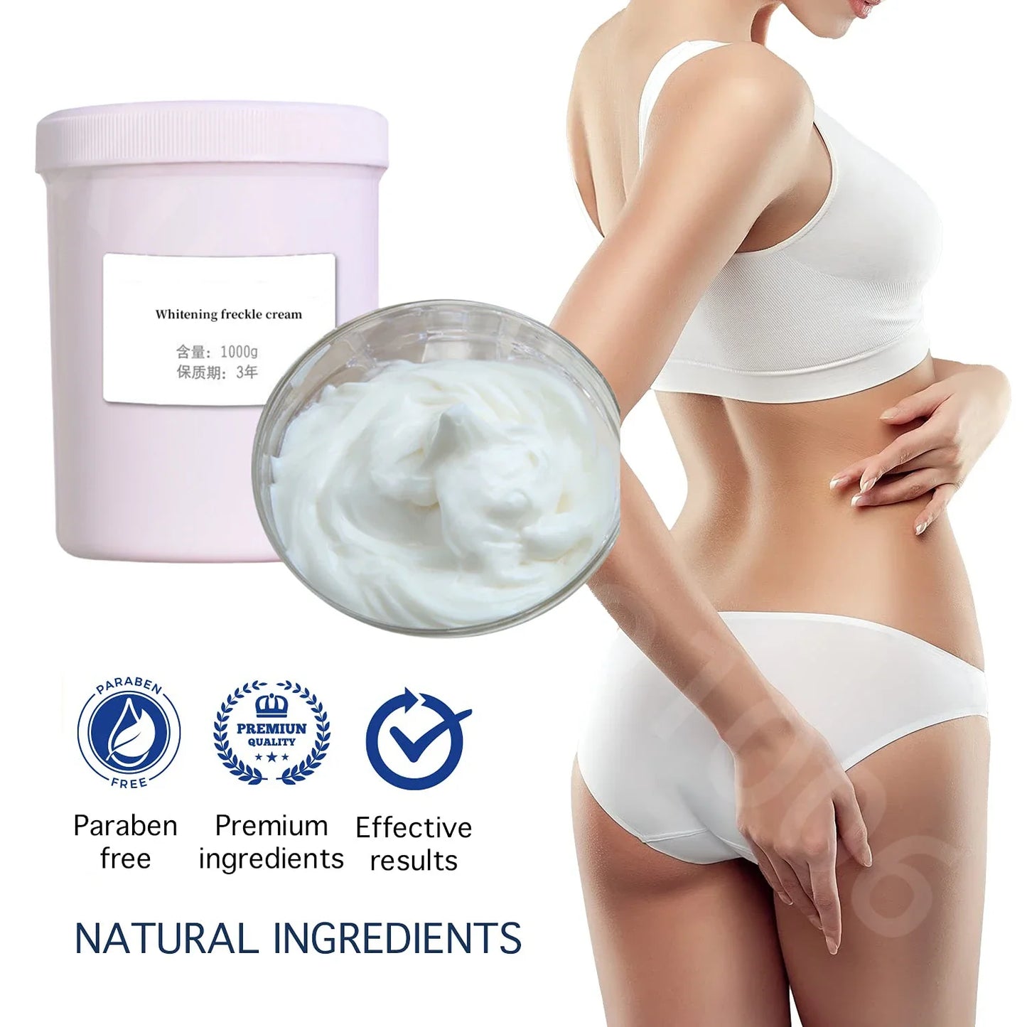 Whitening Face Cream – Fade Dark Spots & Even Skin Tone | 500g