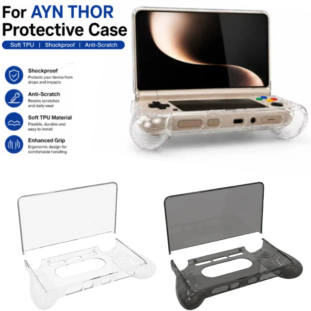 Soft TPU Case for AYN Thor Handheld Gaming Console | Clear
