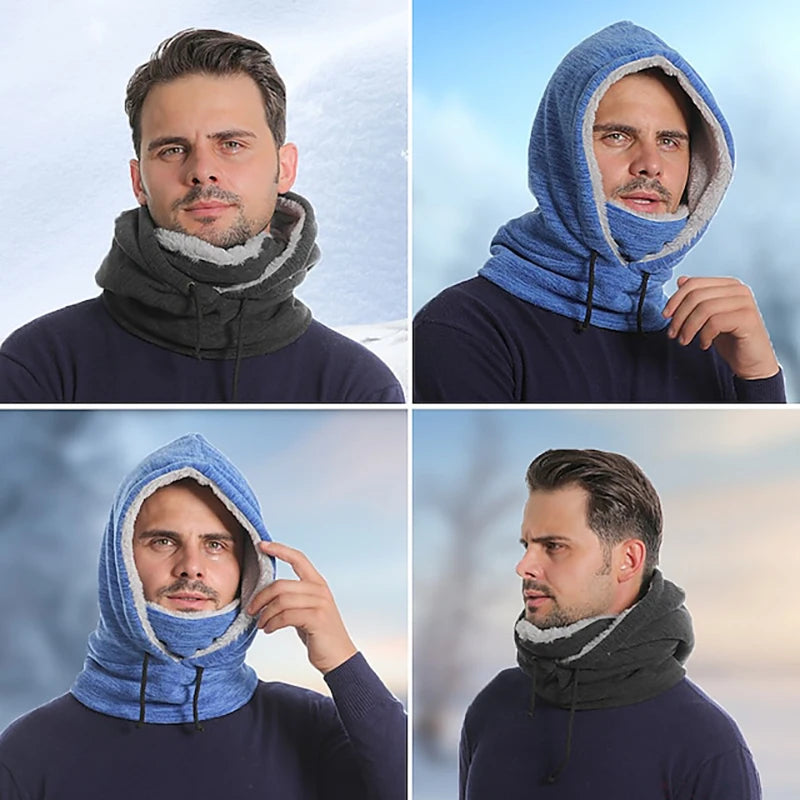 1 Piece Thick Wool Balaclava, Winter Windproof Fleece Face Mask for Cold Weather, Ski, Outdoor Sports Neck Warmer for Men Women Peaceful Pleasures Health and Wellness