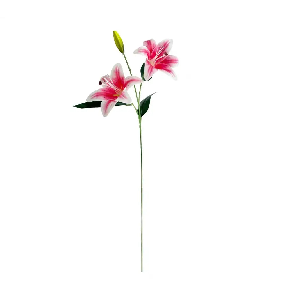 Silk Artificial Lily Bouquet | Faux Flowers for Wedding & Home