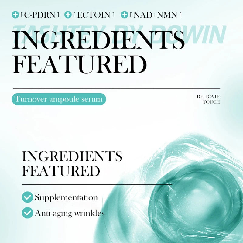 Pdrn Skincare Set Ampoule Serum Cica Peptide Essence Deep Moisturizing Capsule Cream Repair Barriers Nourish The Skin Face Cream Peaceful Pleasures Health and Wellness