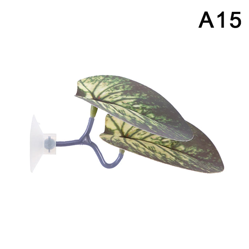 Artificial Aquarium Leaf Plant – Fish Resting & Hiding Decor