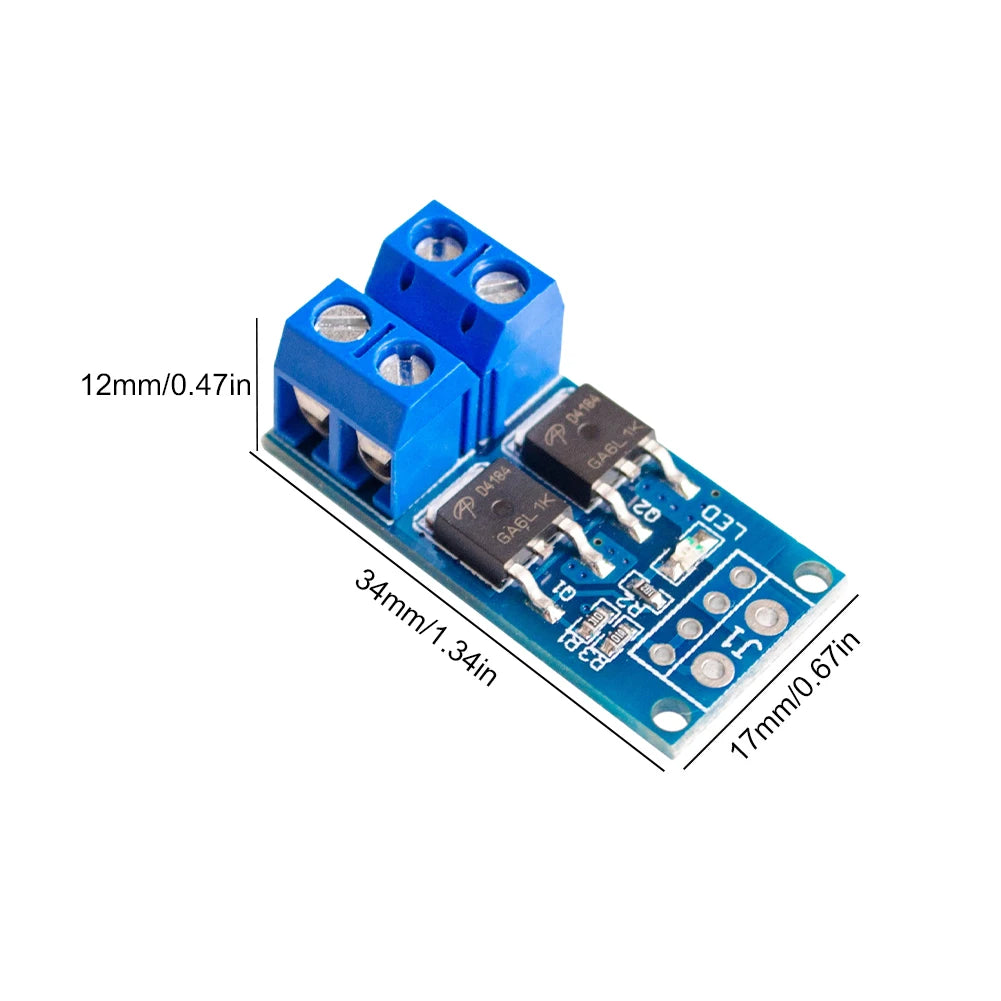 5-20pc MOSFET Trigger Switch Drive Module 400W PWM Adjustment Electronic Switch Control Board 15A Max 30A for arduino DC 5V-36V Peaceful Pleasures Health and Wellness