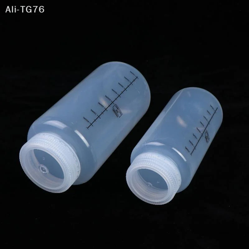 Wide Mouth PP Lab Bottles with Lids | 500ml & 1000ml Storage Jars