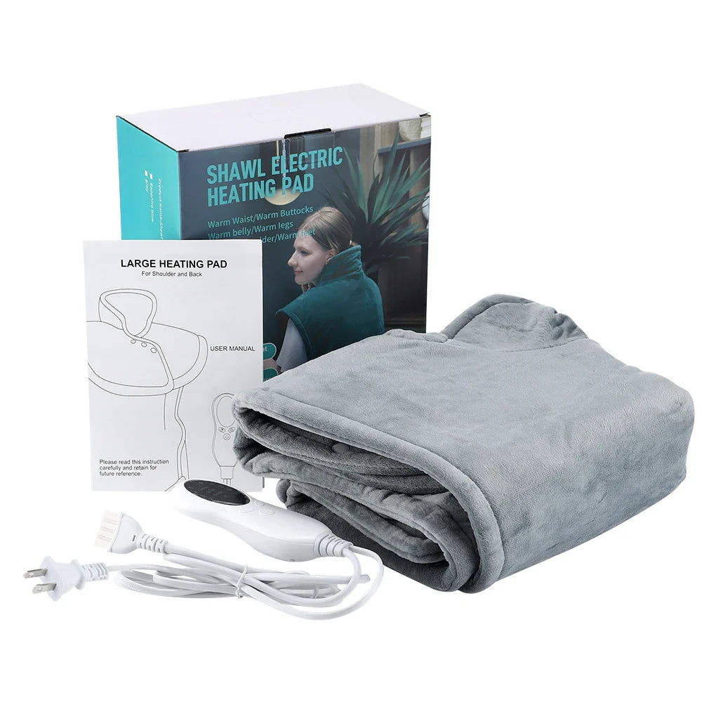 Hailicare Electric Heated Shawl – 10-Level Warming Wrap 135W