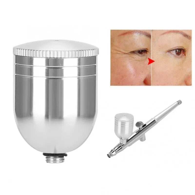 Airbrush Cleaning Metal Bottle Oxygen Injection Tattoo Painting Air Compressor Accessory 5ml Repair Tool Bottle Tattoo Supply Peaceful Pleasures Health and Wellness