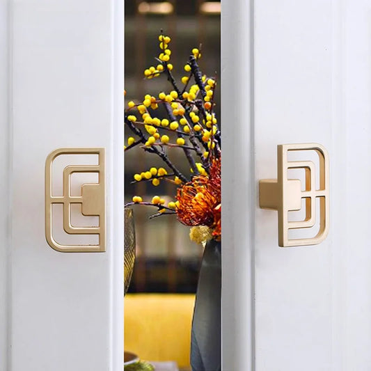 Vintage Brass Gold Cabinet Handles & Drawer Pulls | Zinc Alloy Cabinet Hardware Handles Oasis Select