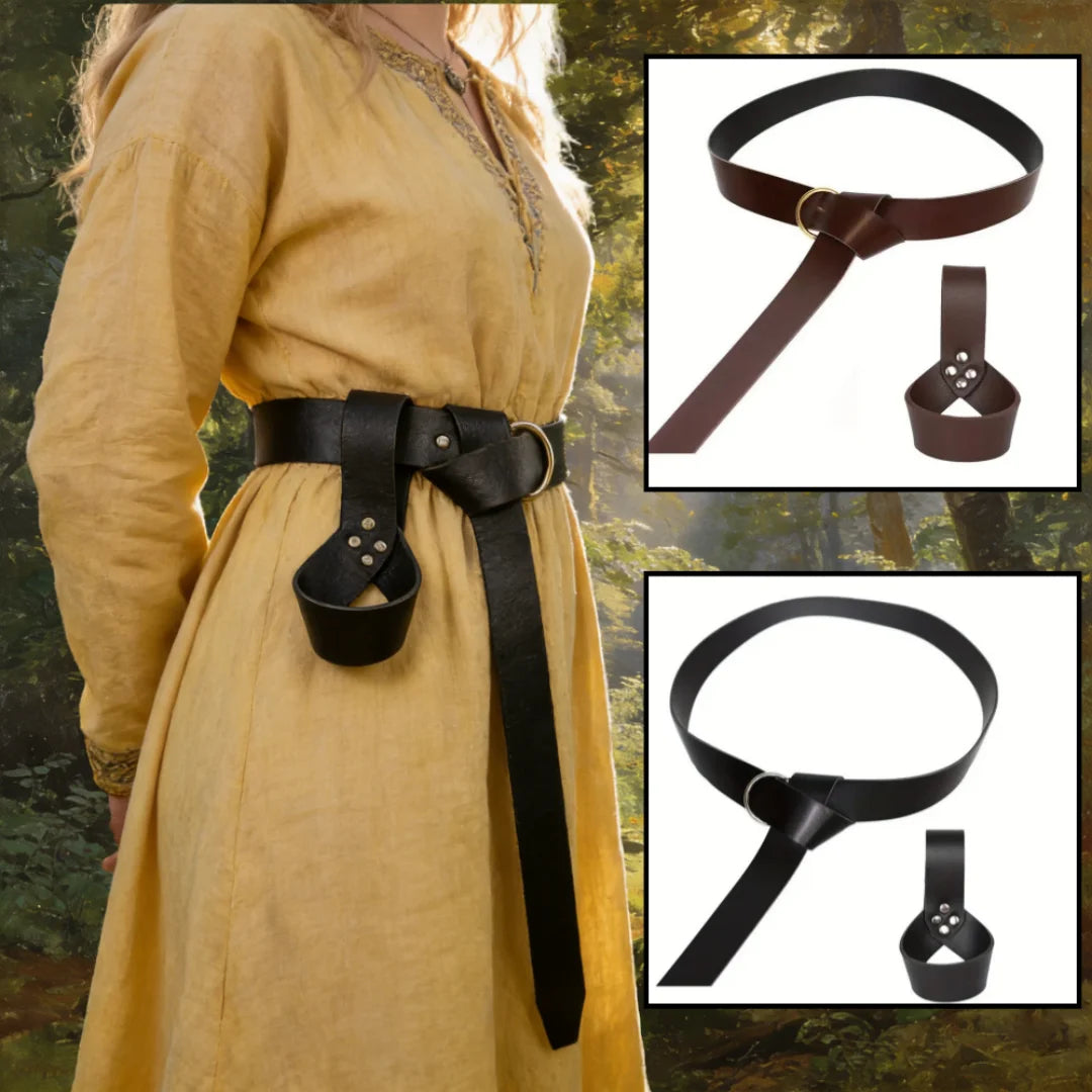 Medieval Sword Frog Scabbard Axe Blade Holder Sheath Viking Knight