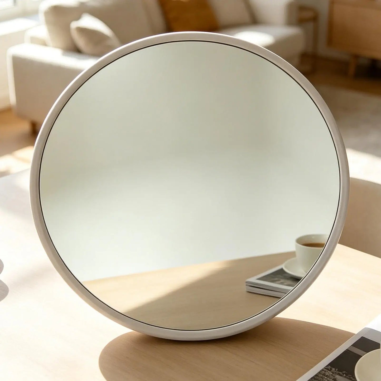 Portable Convex Wide-Angle Travel Mirror for Selfies & Vlogging