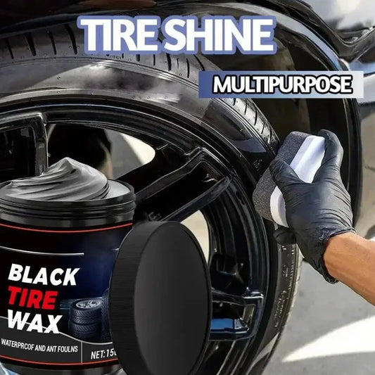 Professional Automotive Tire Gloss Wax, UV Protection And Waterproof Coating, Reducing Black Finish And Preventing Cracking Peaceful Pleasures Health and Wellness 1