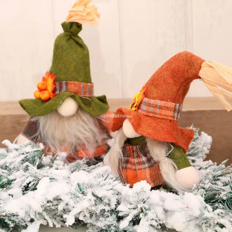 1pc Fall Gnome Autumn Gnome Pumpkin Sunflower Swedish Dwarf Thanksgiving Day Christmas Decor Nordic Gnome Land God Old Man Decor Peaceful Pleasures Health and Wellness