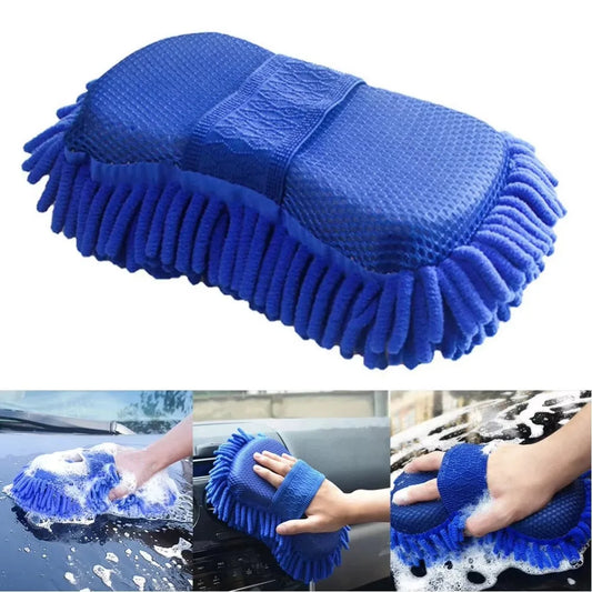 Microfiber Car Washer Sponge Cleaning Car Care Detailing Brushes Washing Towel Auto Gloves Styling Accessories Car Cleaning Tool Peaceful Pleasures Health and Wellness