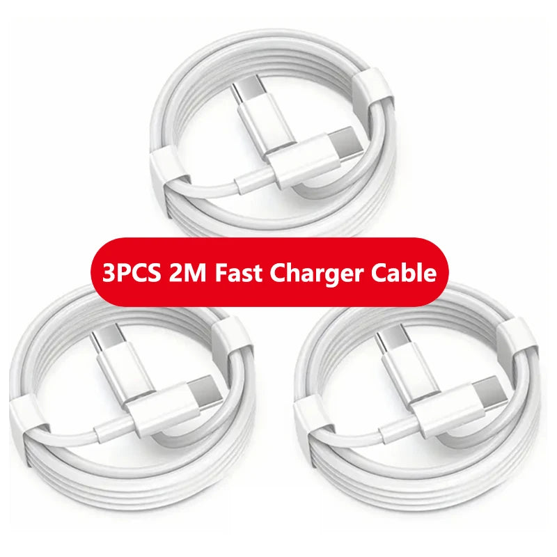 1-3PCS 10A 100W Type C Super Fast Charging Cable Data Cord For Huawei OPPO vivo Quick Charing,not iPhone、xiaomi、samsung Peaceful Pleasures Health and Wellness 3PCS 2m CC