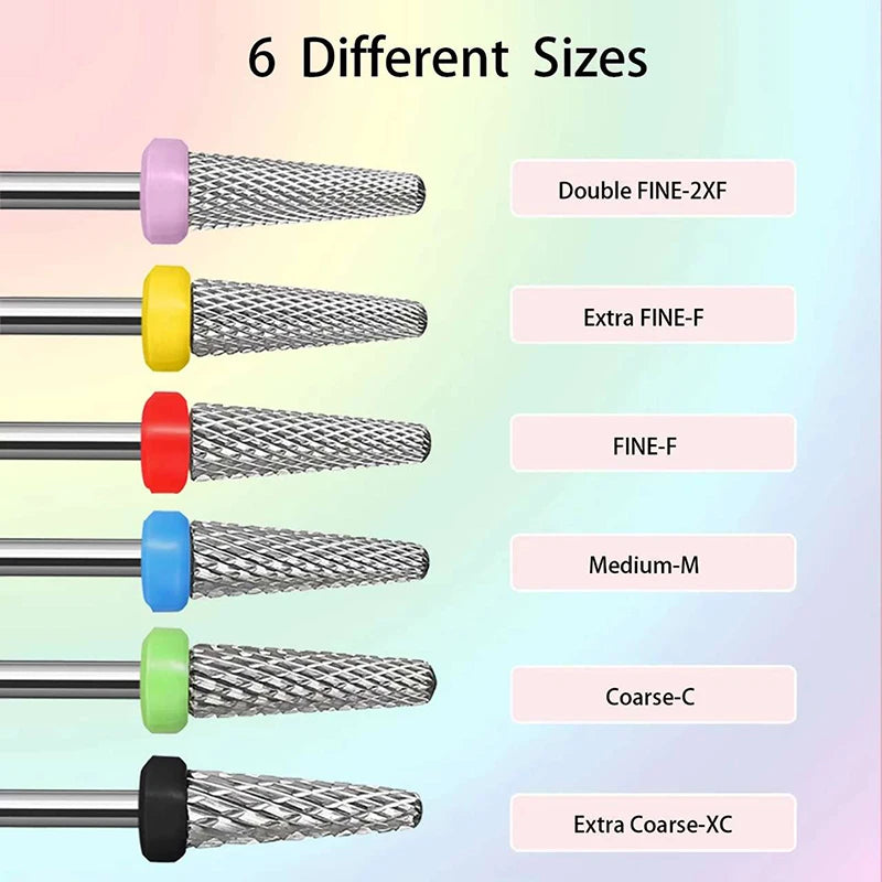 Manicure Tungsten Steel Grinding Head Polishing Removing Manicure Tools Corn Head Dead Skin Grinding Machine Accessories Peaceful Pleasures Health and Wellness