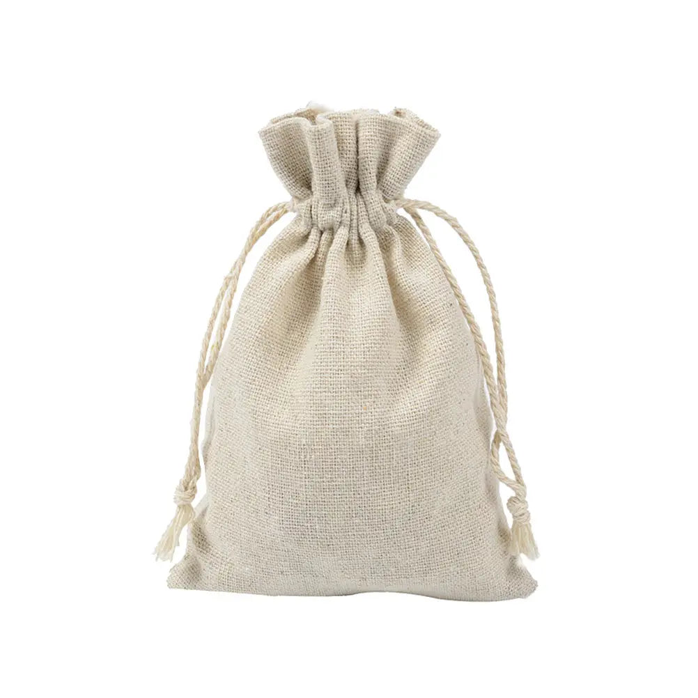 4Pcs Empty Drawstring Sachet Bags for Tea Jewelry Spices Lavender Dried Herbs Pocket Watch Bracelet Stone Travel Storage Soft Peaceful Pleasures Health and Wellness