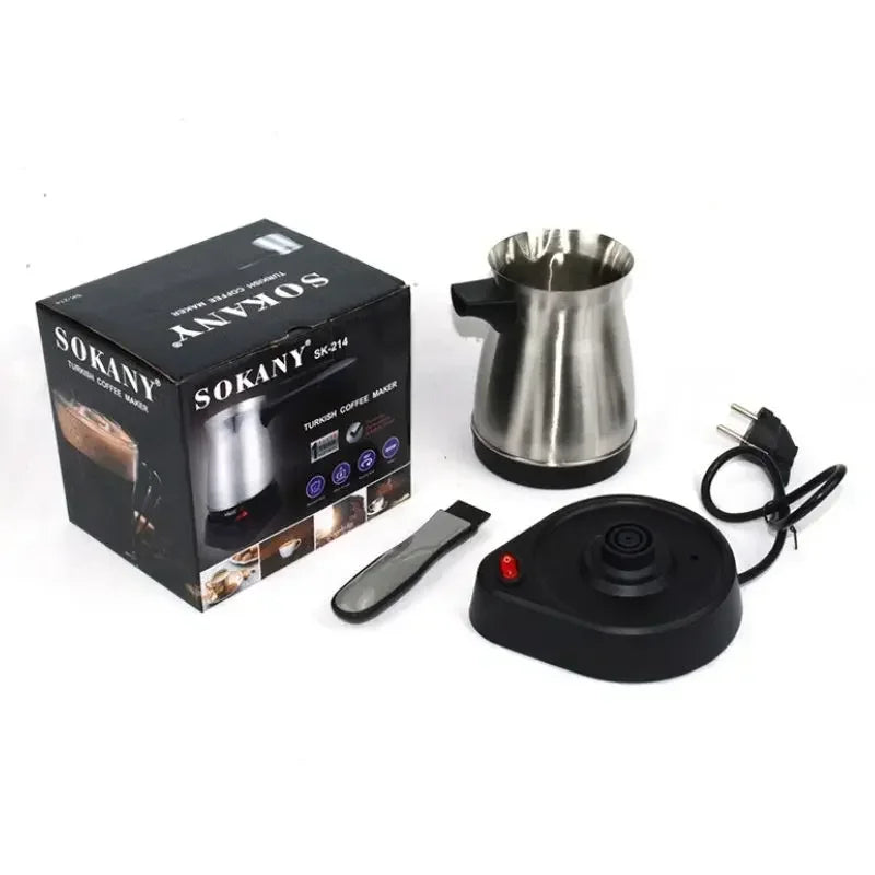 URGGU 600W Electric Moka Pot 500ml | Turkish Espresso Maker