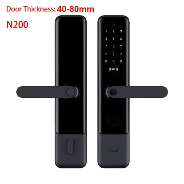 Aqara Smart Door Lock N200 N100 Fingerprint Lock Fit For Bluetooth Password NFC Unlock Work With Mihome HomeKit APP DHL Shipping Peaceful Pleasures Health and Wellness N200