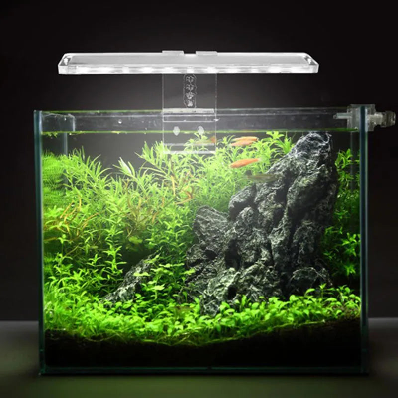 LED Fish Tank Aquarium Light 2W 5V Lamp Strip Super-bright Fish Tank Lamps for Small to Medium Size Aquariums Peaceful Pleasures Health and Wellness