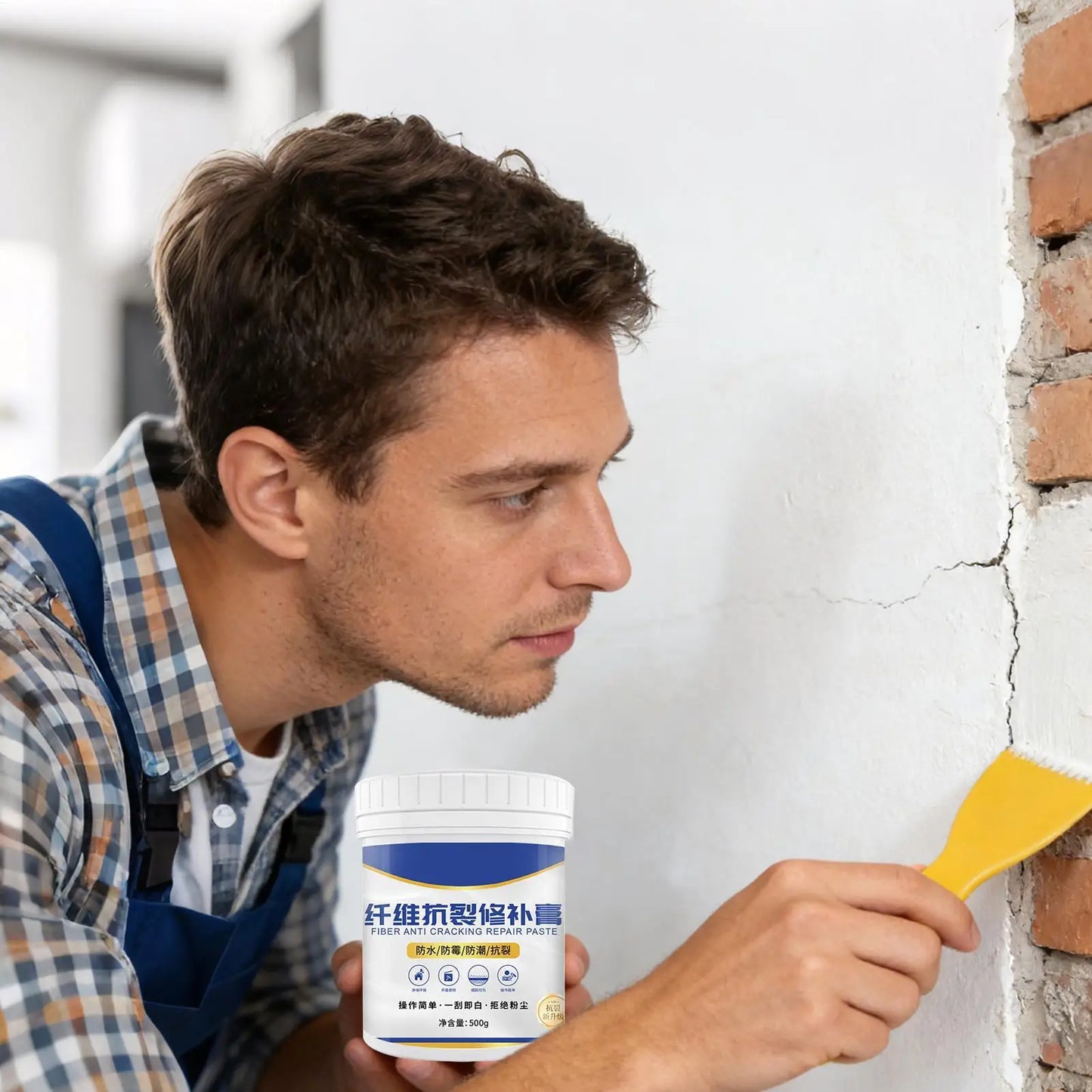 Waterproof Wall Crack Repair Paste 500g | Multi-Surface Putty