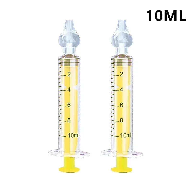 Baby Nasal Aspirator Nose Cleaner – Soft Silicone, 2pcs 10ml