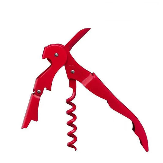 Colorful Pulltap Wine Corkscrew for Gift or Portable Opener or Pocket Corkscrew for Kitchen Accessories Drop Shipper Peaceful Pleasures Health and Wellness Red